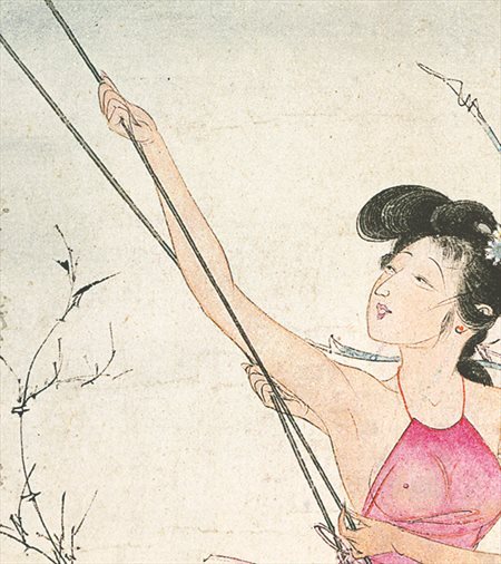 洪洞-胡也佛的仕女画和最知名的金瓶梅秘戏图